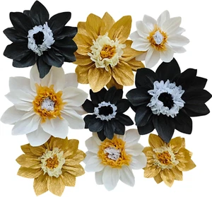 Crepe Paper Flower for Wall Paper Pom Pom Decor Girls Birthday Party Backdrop Ba - Picture 1 of 7