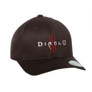 Diablo III Logo Flexfit Hat An Amalgamation Of Demons To Hunt Headware Collect - Picture 1 of 2
