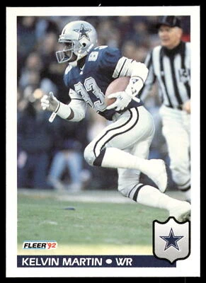 1992 Fleer #85 Kelvin Martin Dallas Cowboys - Image 1 of 2