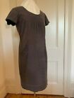 BODEN SHIFT DRESS - BABY CORDURORY WITH PIN TUCKS - 12R - GREY