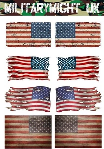 FIGURAS ESCALA 1/32 - 1/35 BANDERAS DESGARRADAS GUERRA EE. UU. GUERRA DE VIETNAM DIORAMA MODELO CALCOMANÍAS - Imagen 1 de 1
