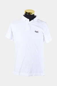 Super Dry White Classici Pique Polo - Picture 1 of 3