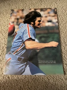 Vintage PETE ROSE Druck Foto Magazin Ausschnitt 1980 PHILADELPHIA PHILLIES - Bild 1 von 1
