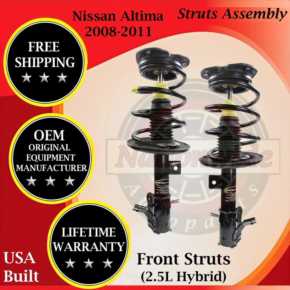 Puntal delantero Monroe OEM para Nissan Altima 2008-2011 híbrido 2,5 L garantía de por vida Foto 1 de 4