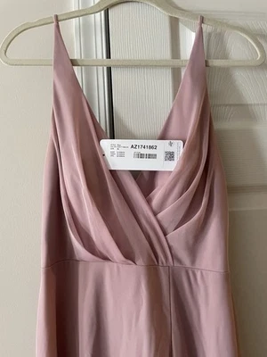 Azazie Skye Bridesmaid Dress In Beautiful Dusty Mauve, Size 6 - Image 1 of 4