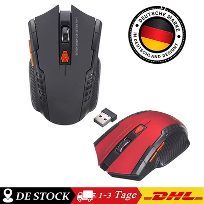 Mini PC Maus Kabellos USB Wireless Mouse Gaming Computer Notebook Laptop Funk - Bild 1 von 3