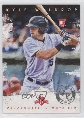 2016 Diamond Kings Rookies Artist's Proof Silver /25 Kyle Waldrop #162 Rookie RC - Image 1 of 2