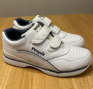 ProPet Damenschuhe 7,5 B (M) Tour Walker Riemen-Sneaker weiß Leder W3902 - defekt - Bild 1 von 10