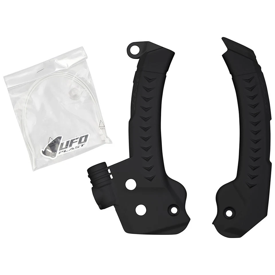 Protectores de cuadro UFO negros para Husqvarna TE 150 (inyección de combustible) 2024-2025 Foto 1 de 2