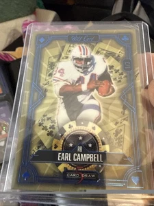 2024 Wild Card 5 Card Draw Egg Hunt Earl Campbell serie 1/3 (74) - Foto 1 di 2