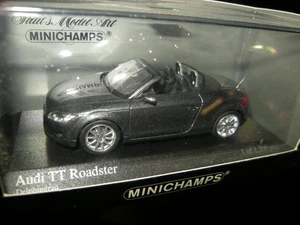1:43 Minichamps Audi TT Roadster Typ 8J Bj.2006-2014 Delphingrau/grey in OVP - Bild 1 von 1