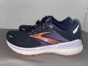 Brooks Adrenaline GTS 22 Damen 9 Weite Blau Lila Laufschuhe 1203531D080 - Bild 1 von 7