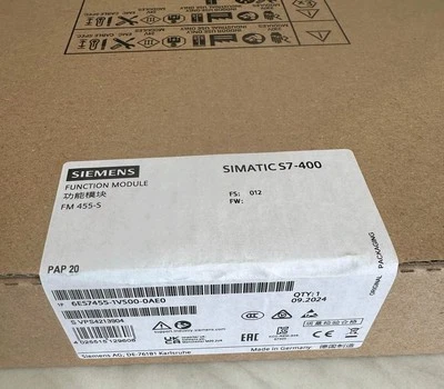 SIEMENS 6ES7455-1VS00-0AE0 , 1SV00 ,  6es7 455 , S7-400 Control Module  (1 PCS)  - Image 1 of 4