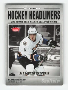 2006-07 Fleer Hockey Headliners #HL2 Alexander Ovechkin Very Good - Picture 1 of 2