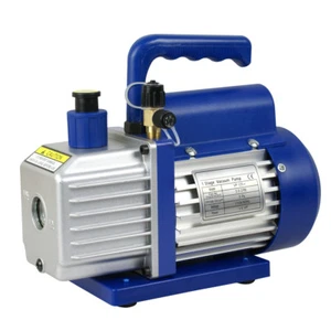 Pompa sottovuoto monofase 3,5CFM 1/4HP refrigerante aria a palette rotante AC110V VP125+ - Foto 1 di 12