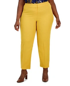 /LX088/ Kasper Plus Stretch Crepe mittelhohe Knöchelhose gold Gr. 24W $ 89 - Bild 1 von 4