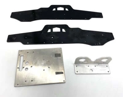 KYOSHO USA-1 VE CHASSIS side plates & motor mount - Image 1 of 2