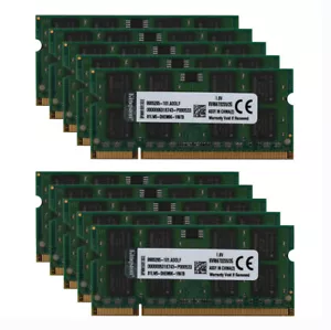 Kingston 10X 2GB PC2 5300S 2RX8 DDR2 667MHz Laptop Memory RAM SO-DIMM Notebook - Picture 1 of 8