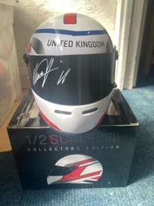 Damon Hill Signed 1/2 Scale Helmet Collectors Edition - Picture 1 of 1