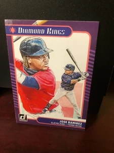 2021 PANINI DONRUSS JOSE RAMIREZ DIAMOND KINGS CARD # 8 - Indians - Bild 1 von 2