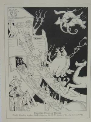 Dr Seuss arte 11" x 7.5" Life Magazine página solo arca hermano de Noé Goah DT bestias Foto 1 de 4