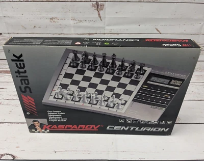 Vintage 1998 Saitek Kasparov Centurion Electronic Chess Computer Tested Working - Image 1 of 4