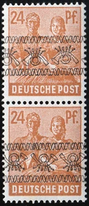 Bizone KEHRAUFDRUCK Mi.Nr. 44I NK b postfrisch geprüft BPP Mi.Wert 80 € (B312) - Picture 1 of 2