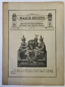 1918 Magical Bulletin Magazine About Magic - Picture 1 of 3