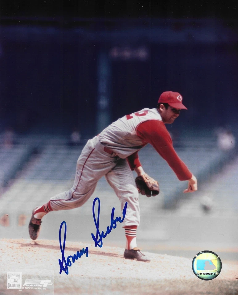 Fotografía autografiada de Sonny Siebert con certificado de autenticidad Foto 1 de 1