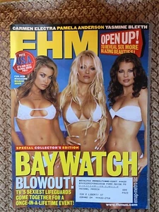 2003 March FHM Magazine Baywatch Blowout Anderson Electra, Bleeth, Etc ! - Picture 1 of 15