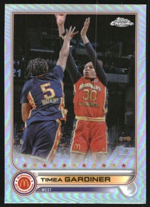 2022 Topps Chrome McDonald's All American Refractors #41 Timea Gardiner