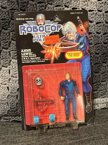 NIB SEALED Vintage 1988 Anne Lewis Figure RoboCop and the Ultra Police Kenner Cover