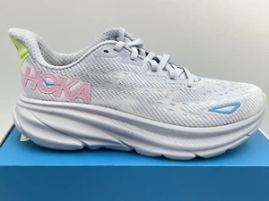 HOKA CLIFTON 9 Running Shoes Women's Size 8.5 B Sneaker Gull sea GLLS - Picture 1 of 15