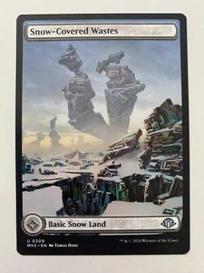 Snow-Covered Wastes (0309) *Non-Foil* BORDERLESS MH3 MTG NM/MT Combined Shipping - Picture 1 of 2