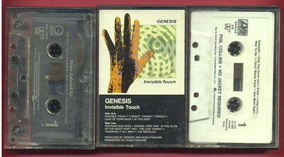 3 CASSETTES: GENESIS INVISIBLE TOUCH, PETER GABRIEL SO, PHIL COLLINS NO JACKET ! - Image 1 of 4