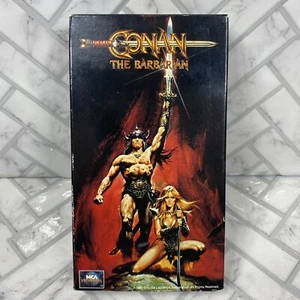 Conan The Barbarian VHS 1981 Arnold Schwarzenegger James Earl Jones MCA - Foto 1 di 8