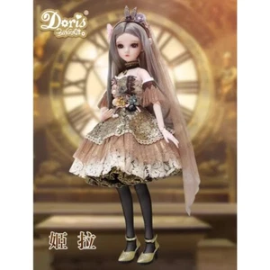 1/3 BJD 60cm Doll Ball Jointed Girl Eyes + Dress + Shoes FULL SET Gift Handmade - Picture 1 of 1