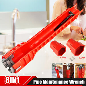 Faucet Sink Installer Multi Tool Pipe Wrench For Plumbers Homeowners Spanner