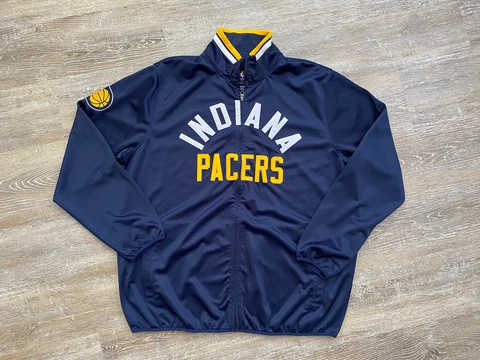 G-III Carl Banks Indiana Pacers Full Zip Track Jacket Basketball Embroidered 2XL Cover