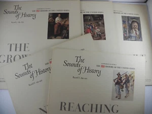 The Sounds Of History Lot: Records 3, 4, 8,9 & 11~ Time-Life 33-1/3 Vinyl - Imagen 1 de 12