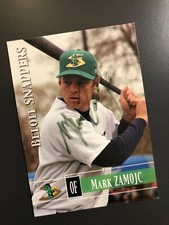 Minnesota Twins MARK ZAMOJC signed 2005 Grandstand Beloit Snappers