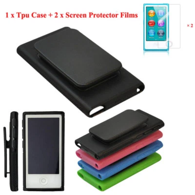 TPU Belt Clip Gel Skin Case for iPod Nano 7th Generation 7G Cover Shell Cover - Image 1 of 4