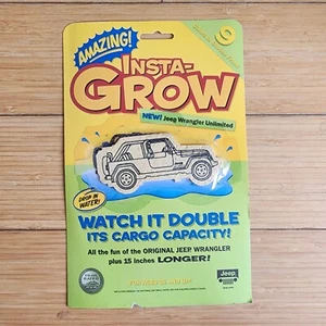 2004 VINTAGE JEEP WRANGLER UNLIMITED INSTA-GROW PROMO AD VERY RARE SEALED - Picture 1 of 2