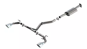 Borla S-Type Catback for 2022-23 Subaru BRZ & Toyota GR86 Polished Tips - Bild 1 von 2
