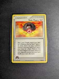 Team Magma Ball 80/95 Uncommon Pokemon Team Magma vs Team Aqua NM - Bild 1 von 4