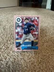 2017 Topps - 1987 30th Anniversary Félix Hernández Red /25 - Picture 1 of 4