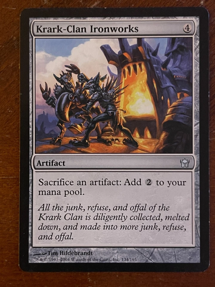 MTG Magic the Gathering Krark-Clan Ironworks Fifth Dawn Regular LP - Image 1 of 2