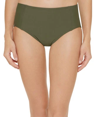 DKNY Women's SeaHigh Waist Bikini Bottoms Swimsuit Green Size Medium - Image 1 of 3