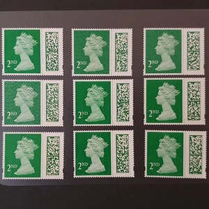 100 estampillas genuinas de segunda clase sin franquear en papel con goma original S-63 - Imagen 1 de 1