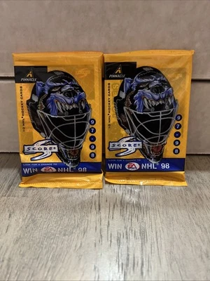 1997-98 SCORE PINNACLE HOCKEY 10 card Pack! Possible EPIX EMERALD MOMENT 2 Packs - Image 1 of 3